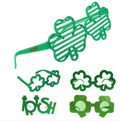 St. Patricks Day Shamrock Glasses